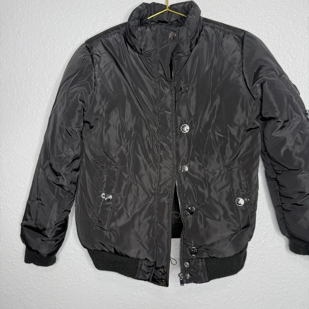 Justice Girl's‎ black winter puffer Jacket / Coat